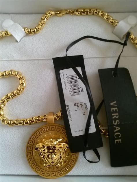 versace necklace real|authentic Versace jewelry.